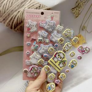 귀여운 산리오 코로코로 쿠리린 비정형 3D 스티커 장난감 휴대폰 케이스 여행가방 DIY 장식 창의적인 보상 스티커
