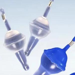 1 쌍 풍선형 귀마개 수면 수영 여행을위한 재사용 가능한 소음 감소 귀마개 방수 실리콘 소리 차단 귀마개