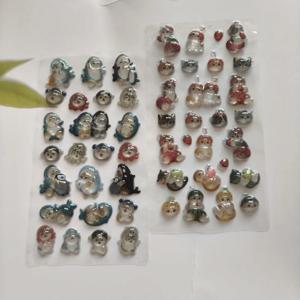 만화 일본 애니메이션 이미지 모후산드 3D 젤리 릴리프 PVC 스티커 학생 핸드북 장식 창의력 보상 장난감 선물