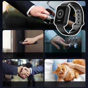 정전기 방지 팔찌 실리콘 조절 가능한 겨울 정전기 제거 손목 스트랩 남성 여성 소년 소녀 청소년 남편용