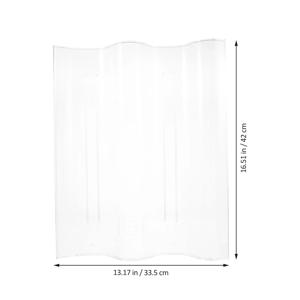 아크릴 온실 지붕 패널 투명 웨이브 패널 선룸 꽃방 수영장 장기 사용 내구성