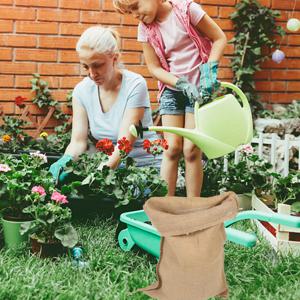 3개입 재사용 가능한 황마 가방 두꺼운 포대 감자 채소 모래 보관 친환경 러스틱 텍스처 가정용 야외용