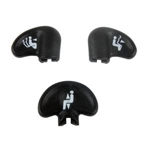 Herman Miller Classic Aeron 홈 오피스 컴퓨터 의자 MK2 블랙 그래파이트 색상 용 새 전면 후면 틸트 시트 높이 버튼 손잡이