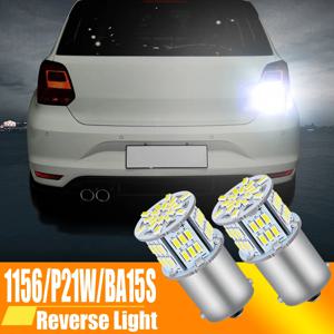 2pcs LED 역방향 라이트 Blub 램프 P21W BA15S Canbus For VW Passat B5 B5.5 B6 골프 mk3 mk4 mk5 mk6 3 4 5 6 폴로 6n 6r 9n Touran