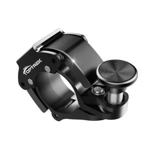 Toptrek 스테인레스 자전거 벨 링 MTB 사이클링 경적 자전거 핸들 바 벨 자전거 안전을위한 선명한 사운드 경적 자전거 액세서리