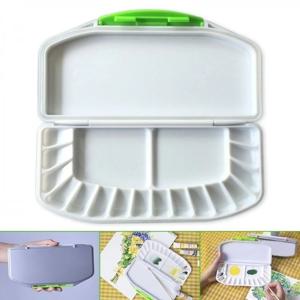 전문 1Pc 접이식 수채화 팔레트 아크릴 페인팅 오일 페인트에 대한 밀폐 누출 방지 아트 공급