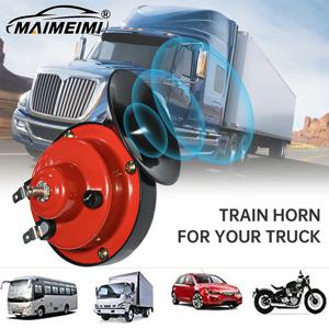 12V 에어혼 300dB 대형 캠핑카 자동차 달팽이형 경적 SUV RV 기차 트럭 보트 오토바이용 방수 신호 스피커