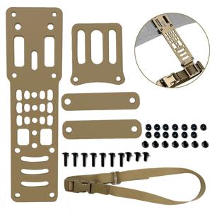 전술 금속 모듈식 권총 홀스터 어댑터, QLS 플랫폼 홀스터, 드롭 레그 밴드 사냥, 퀵 풀 드로우 어댑터 호환