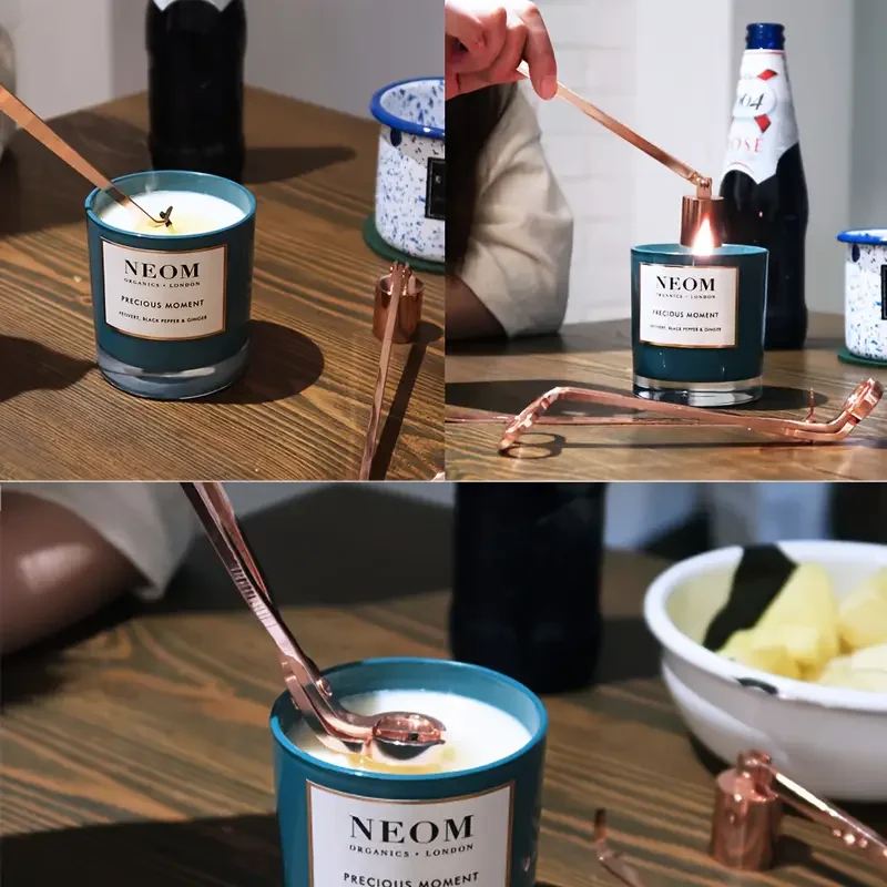 스테인레스 스틸 서리로 덥은 양초 심지 트리머 양초 심지 트리머 양초 심지 트리머 검은 양초 심지 트리머