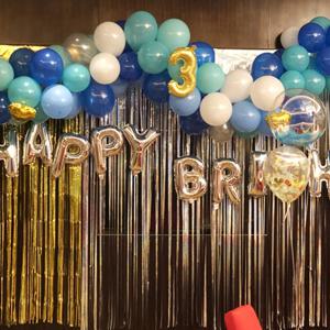 1/2PCS 5미터 풍선 가랜드 투명 접착 풍선 체인 크리스마스, 결혼식, 생일 장식 DIY 파티 용품