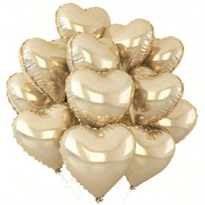 10 샴페인 사랑 풍선 18 인치 생일 장식 풍선 블랙 올리브 그린 사랑 풍선 파티 장식에 적합