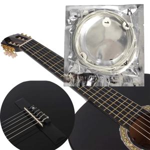 Miwayer 1Set/6pcs 클래식 기타 현 도금 슈퍼 라이트 클래식 기타 클리어 나일론 실버 현 실버 도금 구리