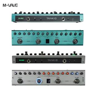   M-Vave Tank-G/B 기타 멀티 이펙트 페달, 36가지 프리셋, 리버브 딜레이 MOD 앰프, 내장 충전식 리튬 배터리 포함