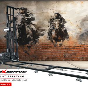 하이 퀄리티 휴대용 수직 UV 잉크 벽 프린터, 실내 페인팅 바닥 프린터, 벽면에 인쇄기, 3D, 5d