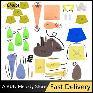 색소폰/클라리넷/트럼펫/플루트/피콜로/오보에 악기 청소 와이프용 악기 청소 천 청소 키트