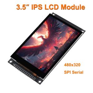 3.5 인치 IPS LCD 디스플레이 모듈 Mega2560/C51/STM32/ESP32/Arduino 용 480x320 용량 성 터치 스크린 ST7796 TFT SPI LCD 모듈