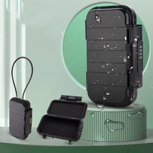 휴대용 비밀번호 자물쇠 보안 보관 키, 여행용 안전 상자, 호텔 해변 휴대폰 보관함, 이동식 비밀번호 보관함