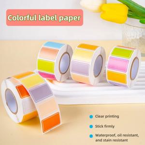 500개 방수 컬러 라벨 스티커 색상 코드 탈착식 라벨 단색 태그 재고 주소 파일 분류용
