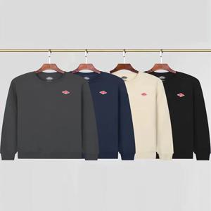 일본으로 수출 봄 얇은 스웨터 남성/여성 같은 자수 브랜드 코튼 오목 긴 소매 느슨한 트랙 슈트상의