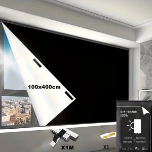 100% 암막 창문 커버 - 최강 차광 효과, 프라이버시 보호, 안티 루크 필름, 열차단, 자외선 차단, 정전기 부착, 접착제 불필요, 쉽게 설치, 가정, 침실, 사무실, 유리창 틴트, 이동식 커튼, 햇빛 차단, 절전 효과, 방음 보조, 냉난방 효율 향상, 휴대용 블라인드, 실내 보호, 미적 디자인, 시야 차단