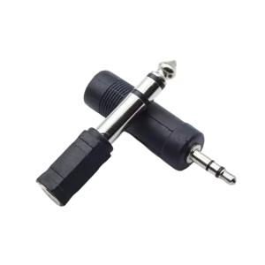 Miwayer 3.5mm 암-6.35mm(1/4 인치) 남성 스테레오 헤드폰 오디오 어댑터/마이크 플러그 잭 어댑터 변환기