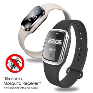 초음파 하이테크 모기 퇴치 팔찌 실내외 겸용 3단계 팔찌 모기 물림 방지 팔찌