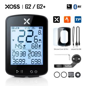 XOSS G2 Plus 자전거 컴퓨터 무선 GPS 사이클링 속도계 방수 ANT + 케이던스 속도 스마트 자전거 주행 거리계 Roadbike MTB