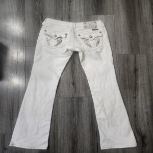 하라주쿠 날개 블링 스파클 포켓 바지 Y2K 새로운 고딕 화이트 데님 자수 청바지 여성 힙합 streetwear 고스 헐렁한 청바지