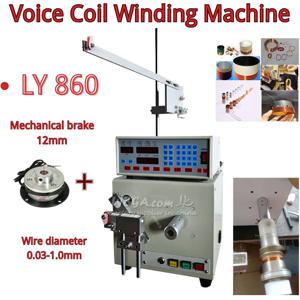 LY-860 완전 자동 보이스 코일 권선기 자체 접착 와이어 종이 튜브 220V 110V 직경 0.03-1.0mm