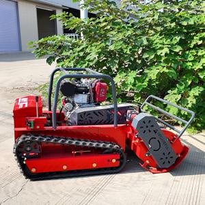 맞춤형 공장 최신 자동 제로턴 배터리 크롤러 원격 제어 로봇 전기 잔디 깎는 기계