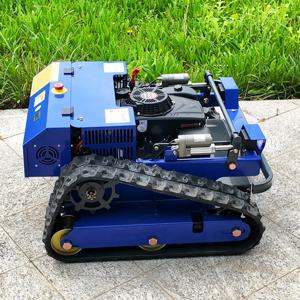 맞춤형 휴대용 고출력 잔디 깎는 기계, 장거리 엔진, 잔디통 절단 기능이 있는 로봇 잔디 깎는 기계