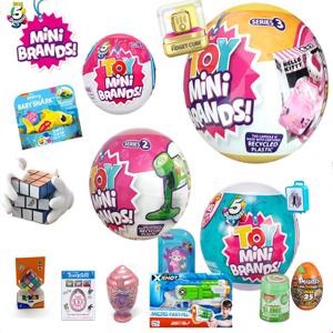 주루 5 서프라이즈 토이즈 마이 미니 브랜드 토이즈 베이비 볼 미니어처 토이 블라인드 박스 3~14세 어린이 선물용