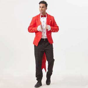 중세 빈티지 테일코트 드레스 보타이 포함 중간 길이 크리스마스 의상 중국산 여성용 여름 2025 신상품