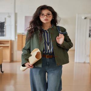 솔라이터 레트로 스탠드 칼라 PU 가죽 재킷 여성용 가을 2025 신상 우아한 탑 지퍼 클로저 롱 코트