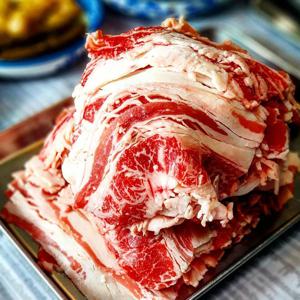 고소한 미국산 2mm  다용도 우삼겹 구이용/샤브샤브용 /볶음용 500g x 4팩 2Kg