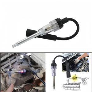 자동차 트럭 잔디 깎이 오토바이용 금속 커넥터가 있는 범용 점화 스파크 테스터 엔진 진단 도구 인라인 체커
