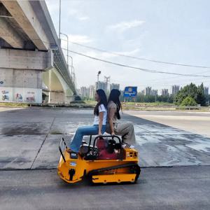 맞춤형 디젤 엔진 소형 로봇 잔디깎이 절단 폭 800mm/1000mm/1200mm 원격 제어 크롤러 잔디깎이