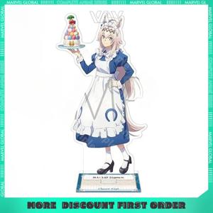 프리티 더비 신데렐라 메이드 카페 아크릴 스탠드 애니메이션 주변기기 데스크탑 디스플레이 장식품 컬렉션 소녀 소년을 위한 생일 선물