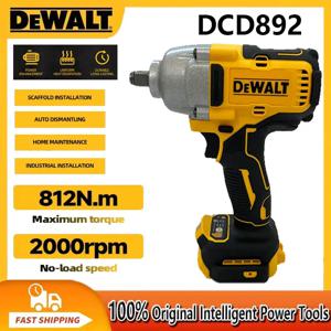 Dewalt DCF892 812N.m 브러시리스 전기 렌치 1/2 인치 무선 임팩트 드라이버 고 토크 3 속도 자동 수리 전동 공구