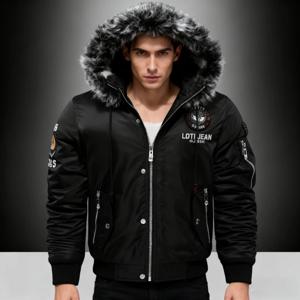 두꺼운 다운 & 파카 코트 오버사이즈 플러스 벨벳 두꺼운 2025 브랜드 보온 겨울 남성용 블랙 블루 레드 패딩 재킷 코트 남성용