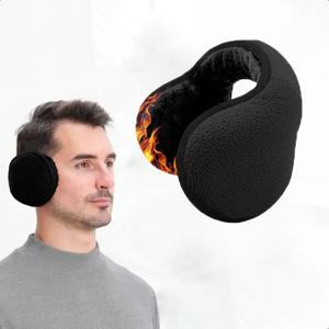 남녀공용 겨울 귀마개 추운 날씨용 러닝-머리 뒤쪽에 착용하는 조절 가능한 야외 스포츠 하이킹용 귀마개