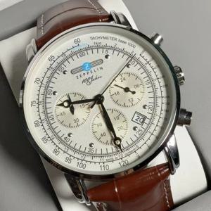 2025 뉴 제플린 비행선 기념 남성용 시계 레트로 비즈니스 레저 남성용 시계 패션 시계