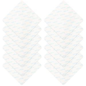 12개 카펫 테이프 스티커 사각형 러그 패드 라미네이트 타일 하드우드 바닥용 카펫 테이프