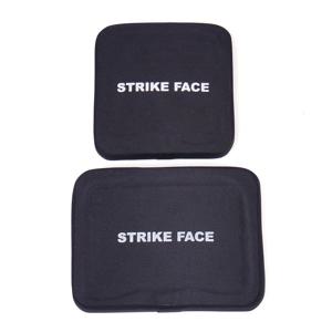 1PC 알루미늄 산화물 6''X8'' 6''X6''레벨 허리 방탄 패널 탄도 조끼 사이드 플레이트 바디 아머 허리 플레이트