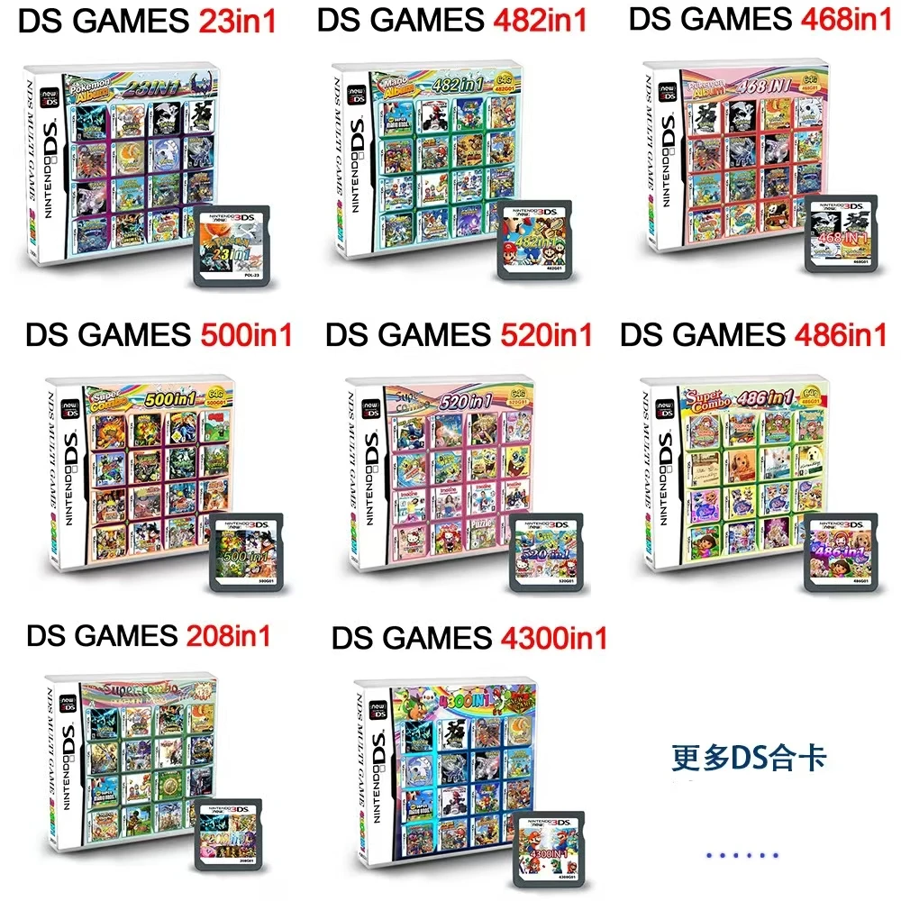 4300 in 1 편집 DS NDS 3DS 3DS NDSL 게임 카트리지 카드 비디오 게임 휴대용 플레이어(R4 카드)