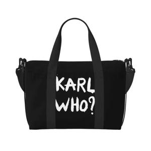 Karl Who 여행 더플 백 접이식 경량 방수 Weekender 숄더 스트랩이 있는 밤새 가방 스포츠 체육관 여행 가방
