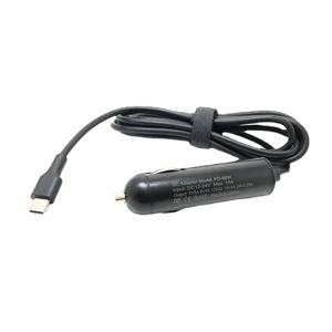 USB 유형 C 자동차 노트북 충전기 65W 범용 12V-24V 자동차 어댑터 Macbook Hp Lenovo Asus 노트북 용 담배 라이터 DC 어댑터