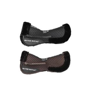 말과 안장용 안장 가장자리 하프 패드 안장 패드 하프 패드 17인치 17.5인치 18인치