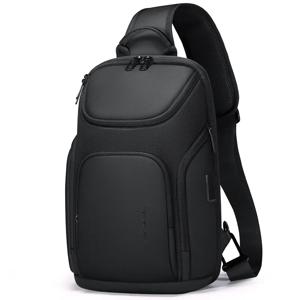 펜루엔 남성용 숄더백 방수 USB 충전 크로스백 남성용 단기 여행용 체스트백 9.7인치 아이패드 호환