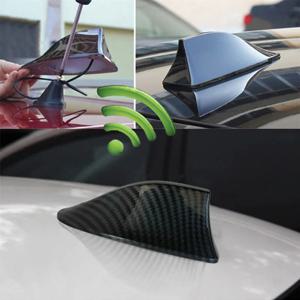 자동차 상어 지느러미 안테나, 지붕 장착형 무타공 FM/AM 라디오 신호 수신기, 대부분의 자동차에 호환되는 범용 차량 액세서리